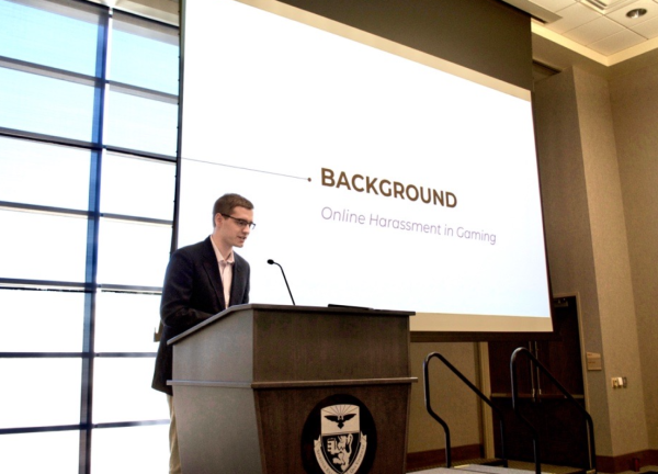 "Myles Cramer presents at Hacking4Humanity"