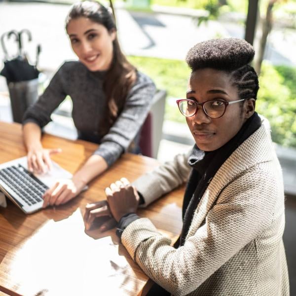 women collaborating