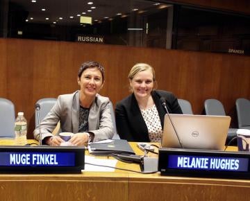 GIRL co-directors at the UN