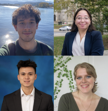Four members of the Policy and Social Impact Fellows Program