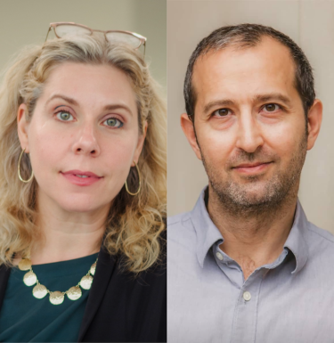 "Headshots of Jennifer Brick Murtazashvili and Ilia Murtazashvili"