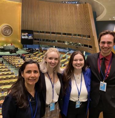 Closing the Water Gap members at the UN Water Conference