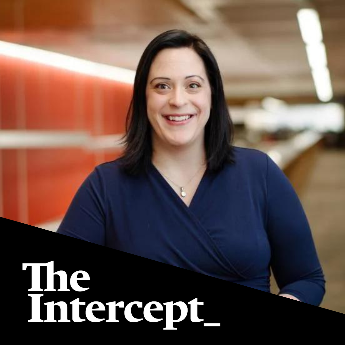 Mindy Haas headshot with The Intercept logo